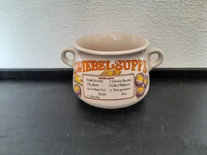 Zwiebelsuppe Sppenschale Suppenschüssel mit Rezeptur Suppe geniessen Kochen - Bild 1 von 6