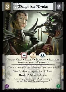 Legend of the Five Rings L5R CCG GoC Gates Of Chaos Daigotsu Ryuko - Picture 1 of 1