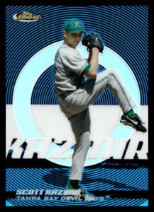 2005 Topps Finest  Scott Kazmir #15 Blue Refractor /299 Rays