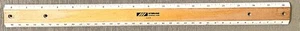 Sterling Drafting Machine Boxwood Ruler #2400, 18-inch Full & Half-Inch Measure - Picture 1 of 1