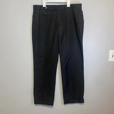 Pantalones de vestir plisados Ralph Lauren etiqueta púrpura mezcla seda talla 12 Foto 1 de 4