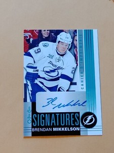 2013-14 O-PEE-CHEE Signatures #OPC-MI Brendan Mikkelson Tampa Bay Lightning 