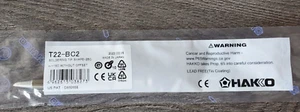 GENUINE (Sealed) Hakko Soldering Tip T22-BC2 - Picture 1 of 2