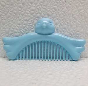 Vintage Fairy Tails Bird Comb Blue Plastic Brush Replacement Hasbro 1980s - Picture 1 of 5