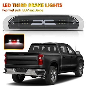 For 2002-2007 2008 2009 Dodge Ram Black Housing Clear Lens Led 3Rd Brake Light - Picture 1 of 20