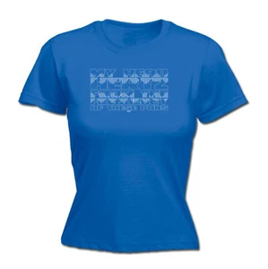 My Head Hertz From The Frequancy Of Puns - Womens T Shirt Funny T-Shirt Novelty - Picture 1 of 8