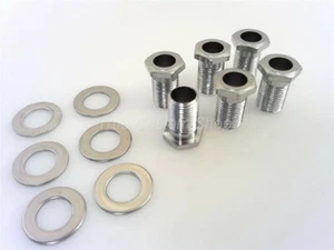 True Custom Shop® Chrom 10 mm Sechskant Gitarre Tuner Buchse & Unterlegscheibe für Fender - Bild 1 von 4