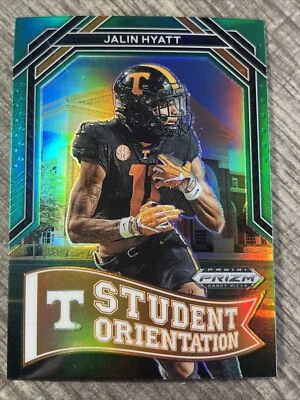 2023 Prizm Draft Picks, Jalin Hyatt Student Orientation, Green Prizm, SO-14 - Image 1 of 2