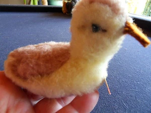 Steiff duck miniature crème brown  Ids  stuffed animal made in Germany 418 - Picture 1 of 4