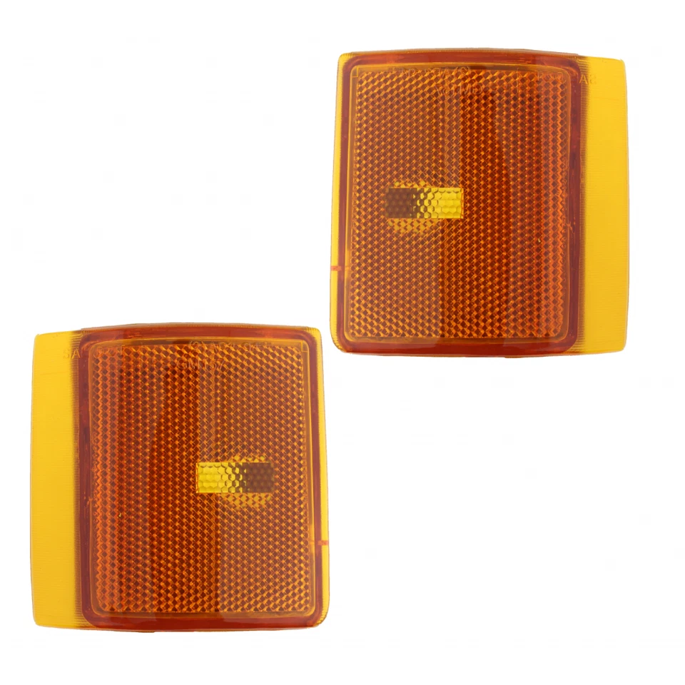 Par de luces marcadoras laterales inferiores delanteras para GMC C3500 HD 1994-2002 conductor y pasajero Foto 1 de 4