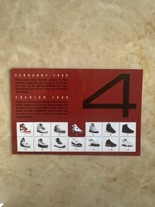 Nike Air Jordan (IV) Retro Card 4x6” Vintage Michael Jordan - Picture 1 of 2