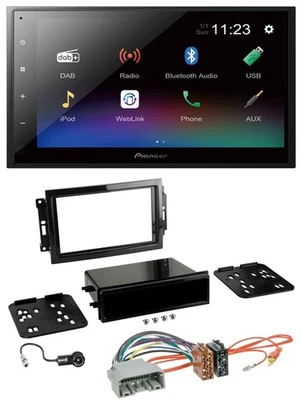 Pioneer USB Bluetooth DAB 2DIN MP3 Autoradio für Chrysler 300C Dodge Caliber Jee - Bild 1 von 4