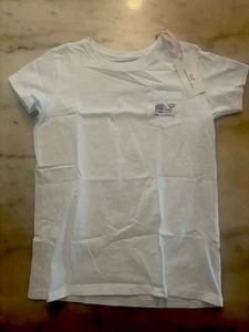 NWT! Girls Sz. 14 Vineyard Vines Patriotic Pocket  Tee! - Picture 1 of 2