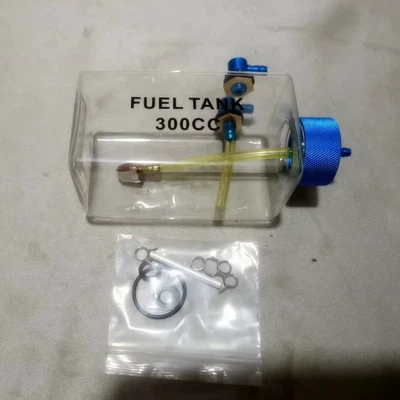 300-1600CC More Transparent Plastic RC Fuel Tank with CNC Alu Cover for Nitro an - Image 1 of 4