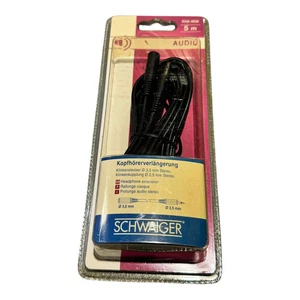 KHA4036 Schwaiger Audio Stereo Extension Cable 5m - Picture 1 of 1