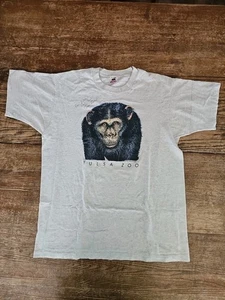 Signed Jane Goodall Vintage Shirt 1992 XL Very Rare Tulsa Zoo OK Libby Good Luck - Picture 1 of 20