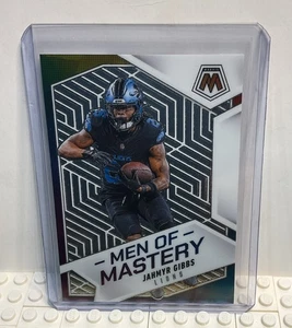 Jahmyr Gibbs 2025 Panini Mosaic Men of Mastery Insert Card #12 - Picture 1 of 2