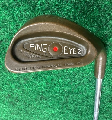 Ping Eye 2 RED DOT Beryllium Copper BeCu Sand Wedge SQUARE GROOVE Steel Stiff - Image 1 of 4