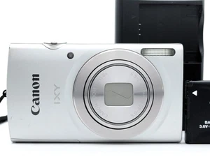 Canon IXY 200 PowerShot ELPH 185 Silver Compact Digital Camera from Japan - Picture 1 of 15
