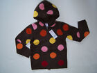 NWT Gymboree Purrfect Autumn M 7-8 Brown Dot Zip Hoodie Sweater