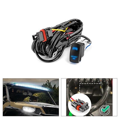 Plug & Play LED Light Bar Wire Pulse Power Bar Plug For Polaris Ranger 1000 XP - Изображение 1 из 4