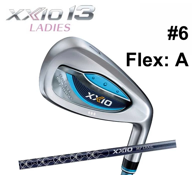 【FAST SHIP】NEW Dunlop XXIO 13 Ladies Blue Iron #6 / MP1300L / A / Single / JAPAN - Image 1 of 4