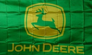 John Deere Green Flag 3x5 Ft Banner Garage Man Cave - Picture 1 of 2