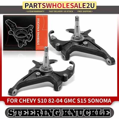 Eixos de redução de queda dianteiros esquerdo e direito de 2 pol. para Chevrolet S10 Blazer GMC - Imagem 1 de 4