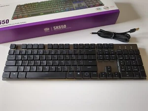 Cooler Master SK650 - Low Profile Mechanische Gaming Tastatur RGB - US Layout - Bild 1 von 3