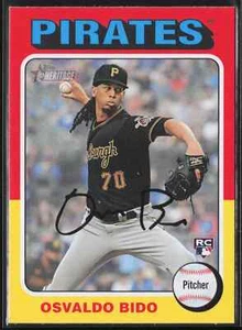 2024 Topps Heritage #496 Osvaldo Bido ROOKIE CARD - Picture 1 of 1