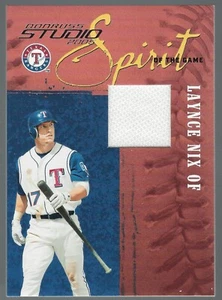 Laynce Nix 2005 Studio Spirit of the Game Jersey 067/250 Card# SOG-19 - Picture 1 of 4