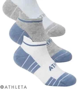 Athleta Girl Everyday Ankle Sock 3-Pack Blue Grey Size S/M NWT - Picture 1 of 5
