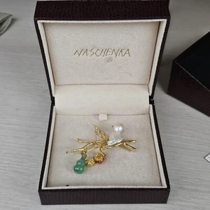 Naschenka Silver Bird Brooch - Picture 1 of 16