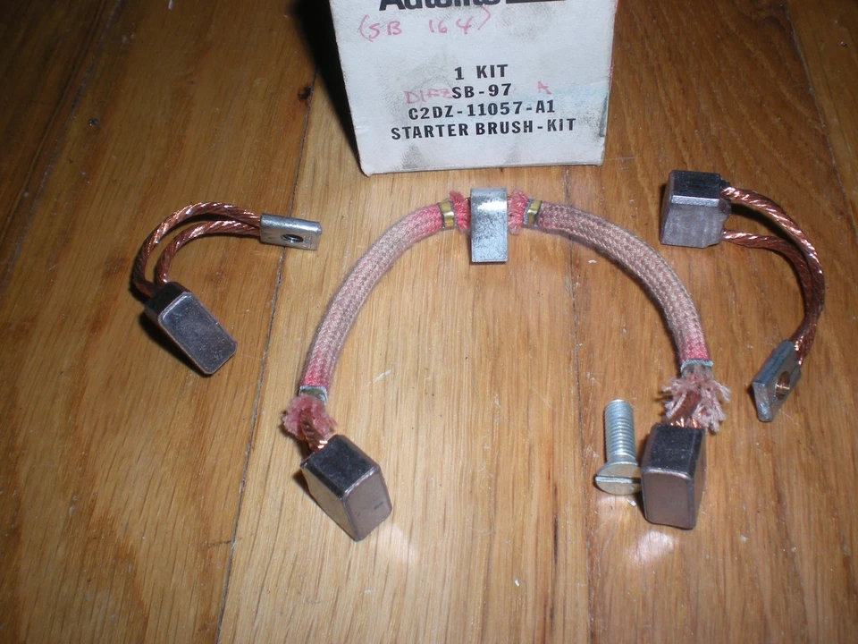 NOS 1962 1963 1964 FORD FAIRLANE FALCON CONJUNTO DE ESCOVA DE PARTIDA MANUAL C2DZ-11057-A1 - Imagem 1 de 1