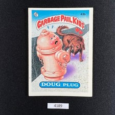 Doug Plug (43b) Garbage Pail Kids series 2 1985 OS2 ~MP/LP~ ***Tessie back***