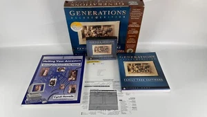 Generations Deluxe Edition Family Tree Software Sierra 1998 PC Complete - Afbeelding 1 van 17