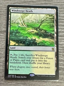 MTG Windswept Heath Khans of Tarkir Regular Rare - Picture 1 of 2
