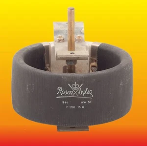 15 Ohm 250 W GERMAN ROSENTHAL CERAMIC WIREWOUND POTENTIOMETER RHEOSTAT - Picture 1 of 4