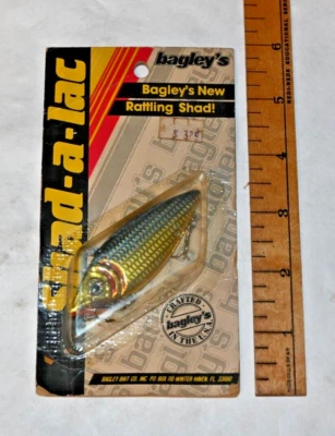 Vintage Bagley Shad-A-Lac SL2 FCSG on Card NOS - Image 1 of 4