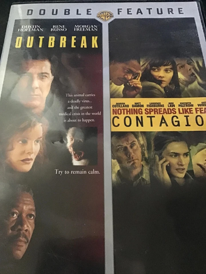 Outbreak/Contagion (DVD) LN Disc + Cover Art - NO CASE - Image 1 of 1