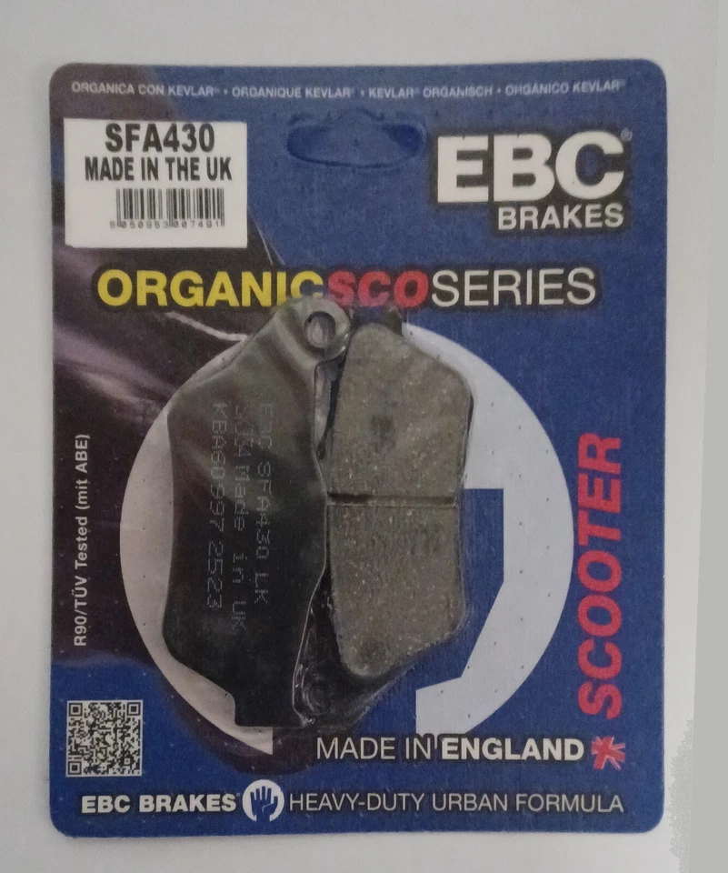 440762 EBC pastillas freno Delant. Yamaha YP 250 R X-max 1c0 05-09