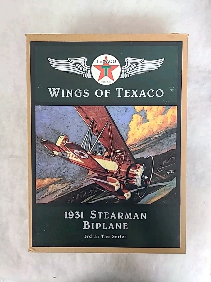 1929 Lockheed Air Express ERTL Wings of Texaco Die Cast Metal Plane