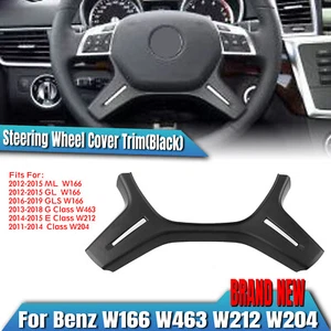 Borde de cubierta inferior interior para volante de automóvil negro para Benz W166 2012-2015 W463 - Imagen 1 de 16