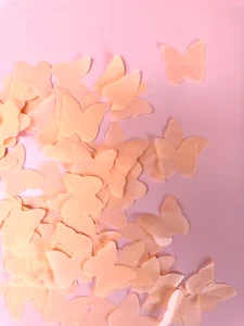 Papel de boda biodegradable confeti melocotón MARIPOSAS Flutterfall para 50 invitados - Imagen 1 de 3