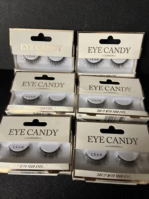 Colección de pestañas Eye Candy Signature - Leah - PACK DE 6 pares correo gratuito del Reino Unido R1 - Imagen 1 de 2