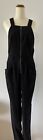 Ruby Sees All Black Overalls Jumpsuit Size 10 