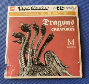 K77 Dragons and Other Creatures Art Metropolitan Museum view-master Reels Packet - Picture 1 of 3