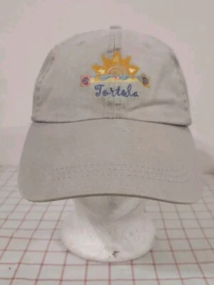 Tortola Islas Vírgenes Británicas Gorra Sombrero Beige Ajustable Bordado Vacaciones  Foto 1 de 4