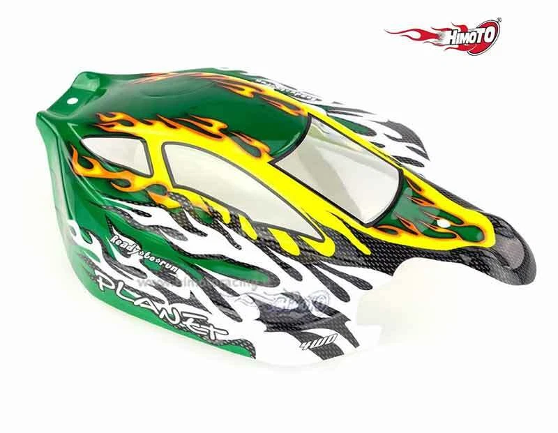 81356 CARROZZERIA SCOCCA BUGGY OFF ROAD 1:8 COMPLETA ADESIVI BODY SHELL HIMOTO - Immagine 1 di 1