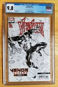 VENOM 27 CGC 9.8 1° Codice 2° Stampa 1:25 Marvel Comics 2020 - Foto 1 di 2
